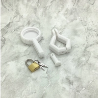 x2 The Original 2,4 & 6 Pints Premium Milk Bottle Lock Whi..