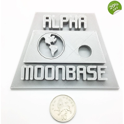 x1 Space 1999 Alpha Moonbase Cosplay Movie Prop Badge