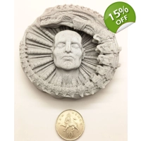 x1 Alien Desk Top Model Cosplay Movie Prop Replica Silver Uk Made NEW