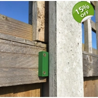 Fence Noise Stoppers Green Pack Of 12 - Stops Rattling & Banging