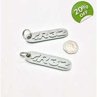 x2 Silver VW Golf R32 Keyring Uk Made
