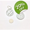 X2 Vw Volkswagen Round Logo Key Rings