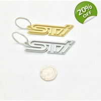 x2 Subaru Wrx Sti Keychain Present Gift Birthday Keys Keyr..