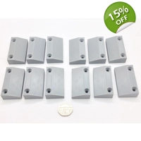 Fence Noise Stoppers Grey Pack Of 12 - Stops Rattling & Banging