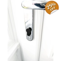 X1 Black Lock Draught Cap Lock Draught Excluder Keyhole Co..
