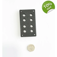 x1 Sansui AU555A speaker Terminal Plate Black Spares