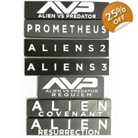 x7 Decorative ALIEN Films self standing logo displays