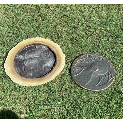 Latex Rubber Mould Mold HARE Wall Plaque