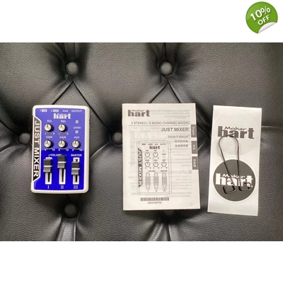 Maker Hart Just Mixer 3 Channel Audio Mixer Battery - USB 3.5mm Blue Ideal Piano Maker Hart Just Mixer 3 Channel Audio Mixer Battery - USB 3.5mm Blue Ideal Piano