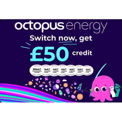 Octopus Energy Get £50 Free
