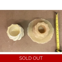 Rubber Latex Mould Small Twisted Planter Holder Pot Mold Ideal