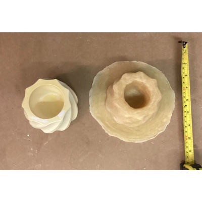 Rubber Latex Mould Small Twisted Planter Holder Pot Mold Ideal