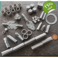 X44 Mixed Wargames Cargo Ammo Crates Barrier Terrain Gift Uk Made