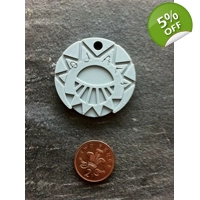 x1 Amulet Medallion Cities Of Gold Esteban 80S Cartoon Golden Condor