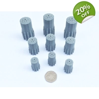 9 Mixed Power Generator Gaming Terrain Scenery Wargames 28mm 40k