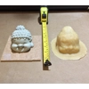 Small laughing Baby buddha Head Rubber Latex Mould Mold
