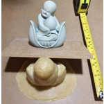 Small laughing Buddha Rubber Latex Mould Mold Small laughing Buddha Rubber Latex Mould Mold