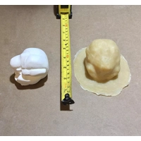 Small Weeping Crying Buddha Rubber Latex Mould Mold