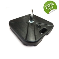 15kg Feather Flag Water Base + 14.6mm Rotating Spindle