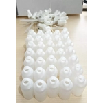 X35 - 50ml Natural HDPE Plastic Round Bottles & x35 20mm Atomiser Spray Fittings X35 - 50ml Natural HDPE Plastic Round Bottles & x35 20mm Atomiser Spray Fittings