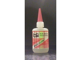 Maxi-cure (by BSI) Thick adhesive for model building.