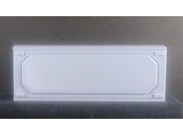 PIPE SEGMENT BLANKOFF (LARGE)_1:18 SCALE W/ FRAMEE