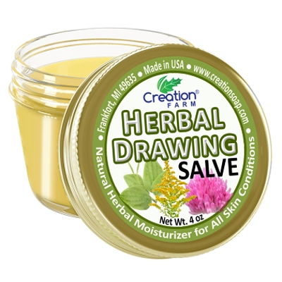 Herbal Drawing Salve 4 oz Jar
