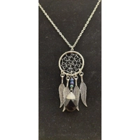 Obsidian Crystal Dream Catcher Pe..