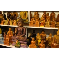 Buddha Wood Statue