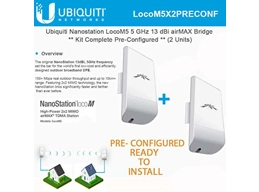 Ubiquiti™ M5 150Mbps Outdoor Wireless Bridge Kit 5GHz,