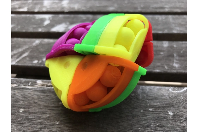 ASTROLABACUS™ Puzzle — Rainbow Six-Colour (Purple/Blue/Green/Yellow/Orange/Red)