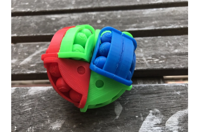 ASTROLABACUS™ Puzzle — Standard Four-Colour (Blue/Red/Green/Orange)