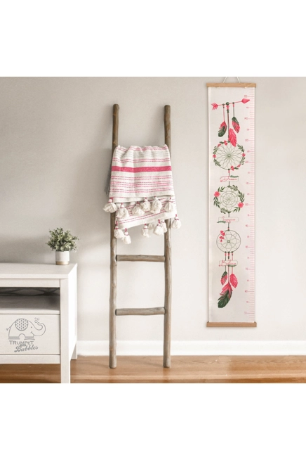 Height Chart - Dream catcher pinks