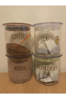 Tea & coffee label..