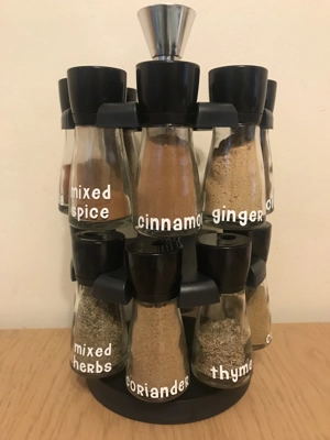 Spice jar labels - set ..