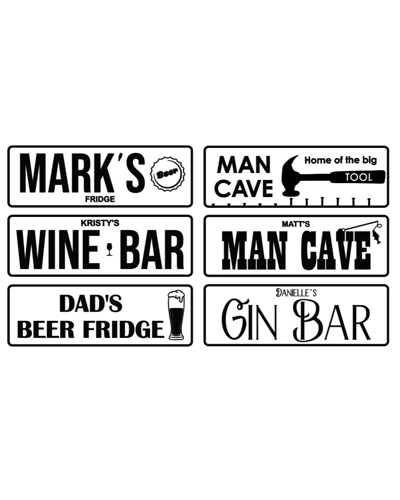 Magnetic novelty signs Magnetic novelty signs
