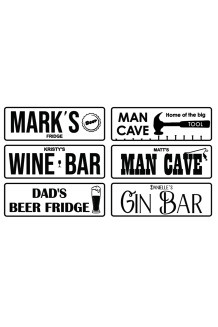 Magnetic novelty signs
