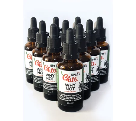N°3 WHYNOT Olio Extra Vergine di Oliva al Rosmarino SUPER HOT 50 ml