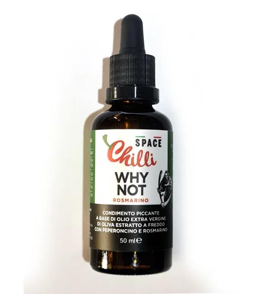 N°3 WHYNOT Olio Extra Vergine di Oliva al Rosmarino SUPER HOT 50 ml