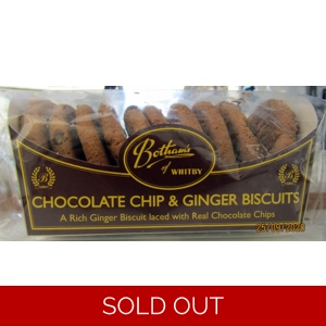 CHOC CHIP N GINGER BISCUITS