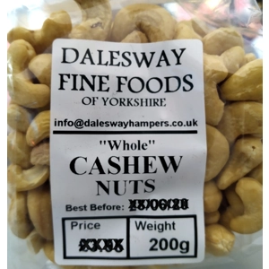 CASHEW NUTS (WHOLE) 200g