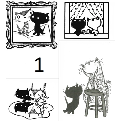 Set of 4 cards