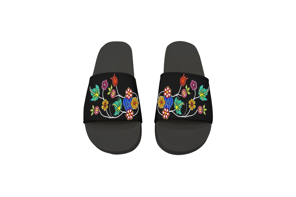 Ojibwe floral EVA slide sandal