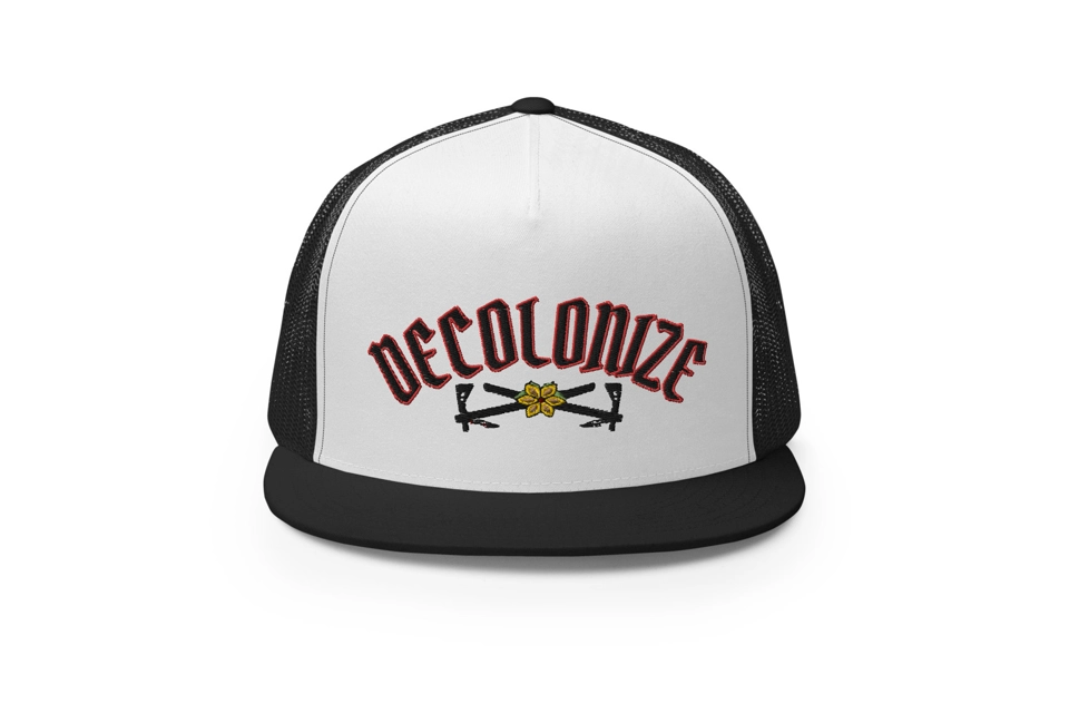 DECOLONIZE trucker hat