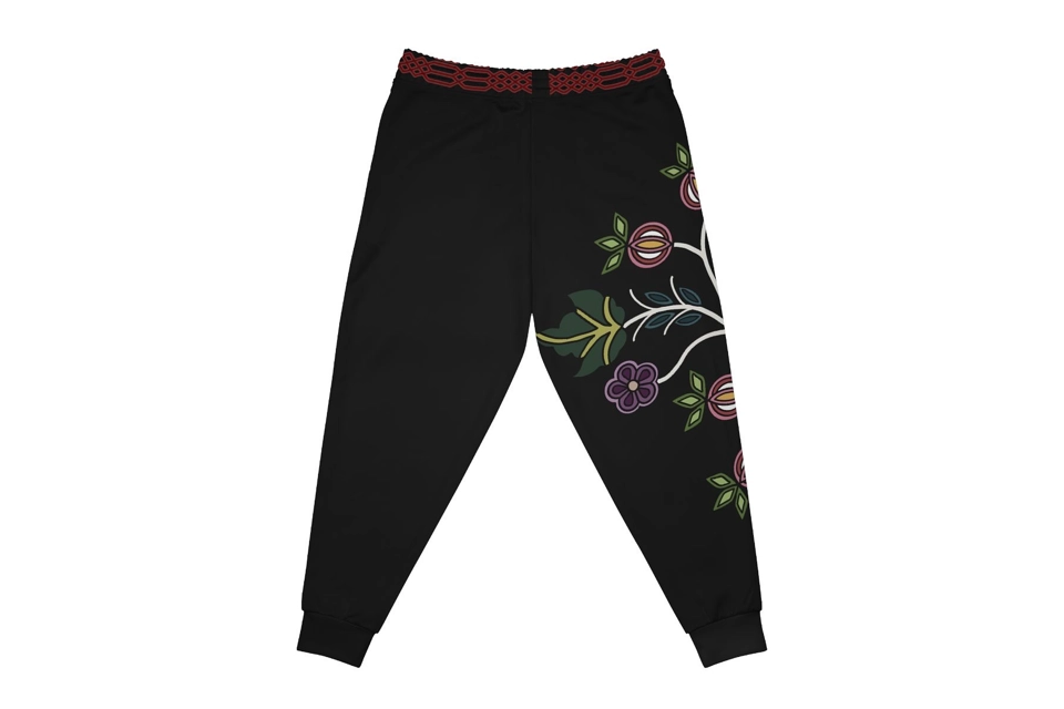 Otter track/ floral sweat pants