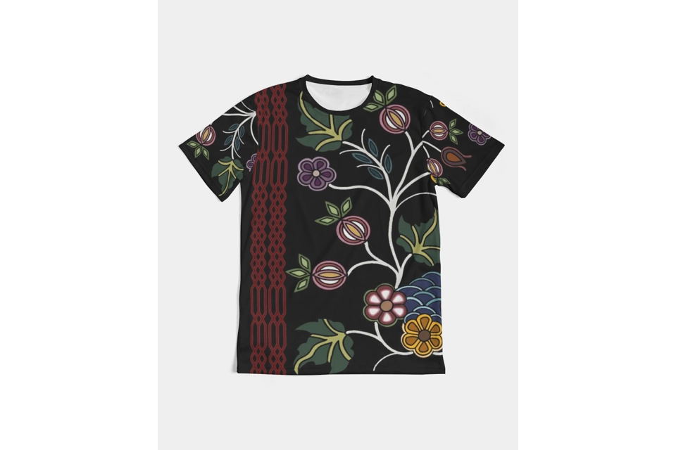 Otter track floral T-shirt