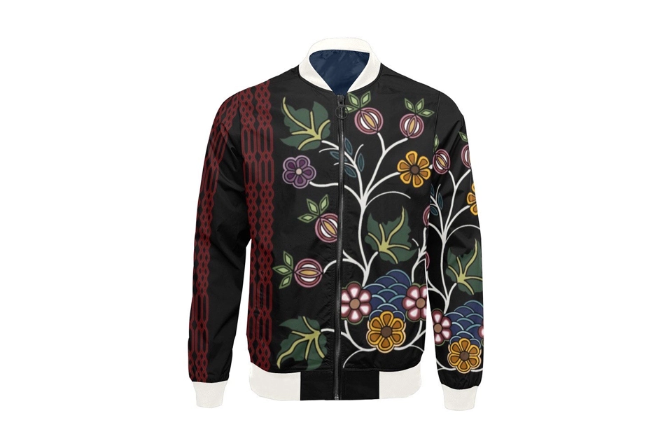 Otter tracks floral bomber