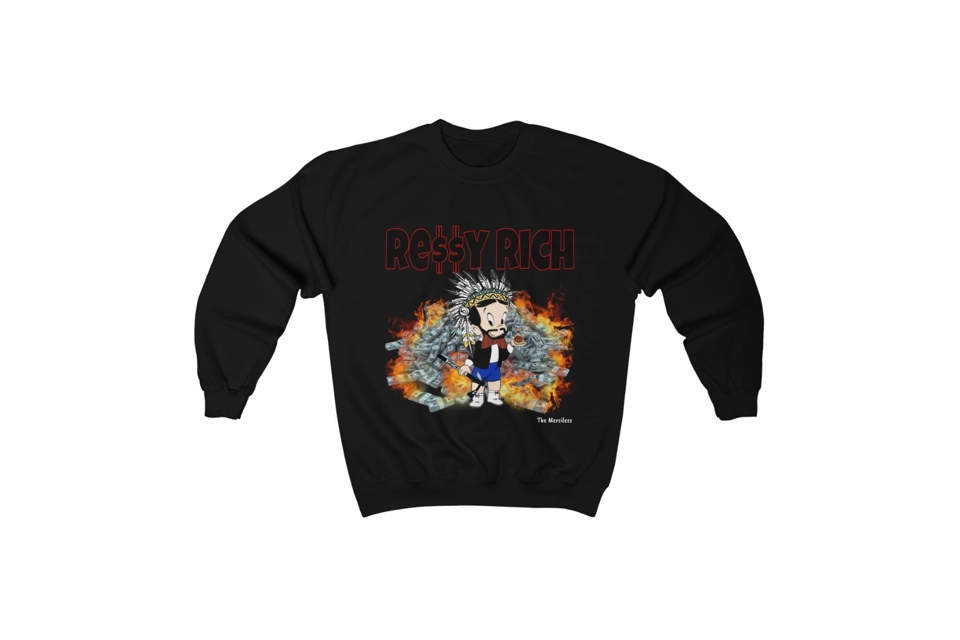 Re$$y Rich crew sweat shirt