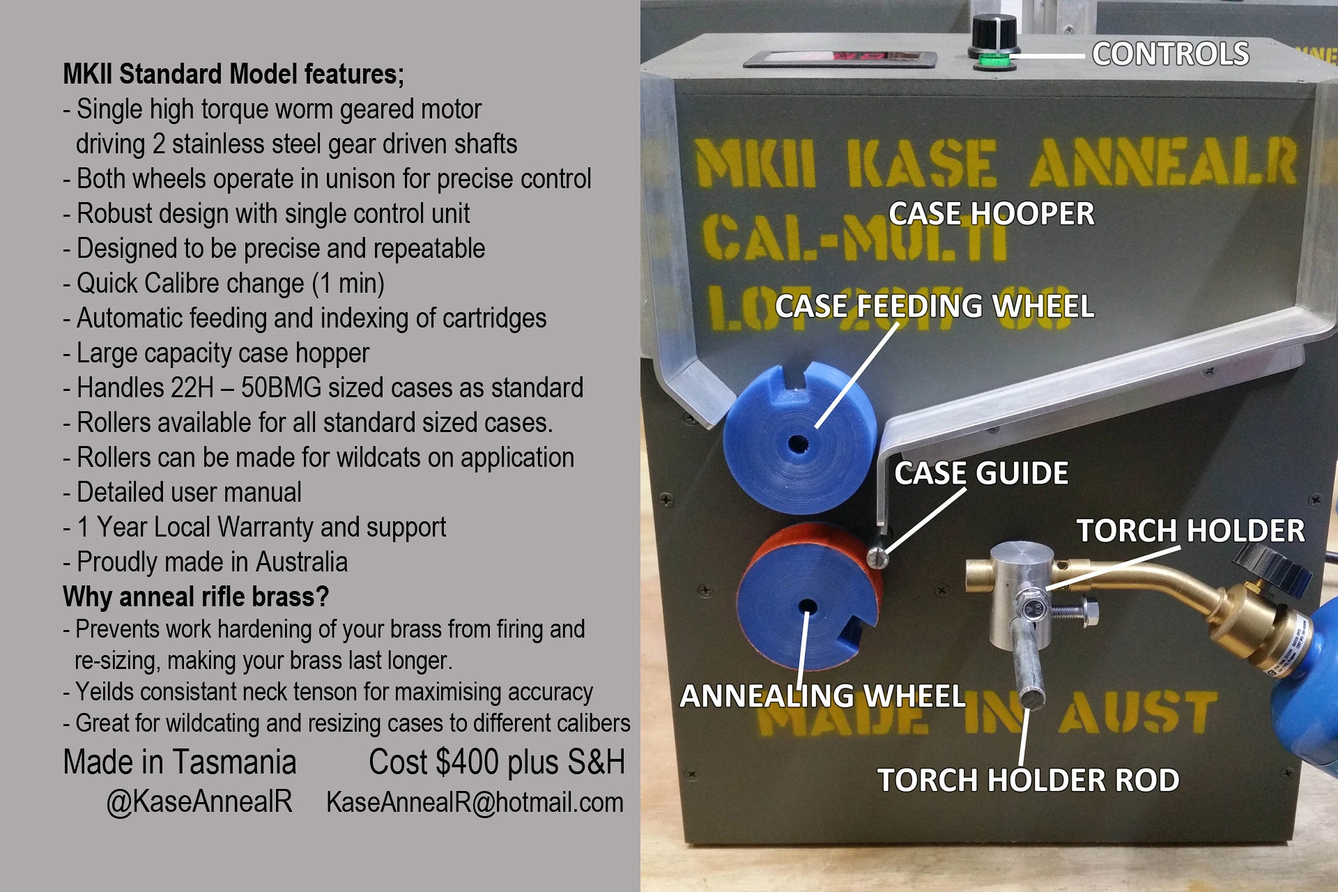 Kase AnnealR MKII - Parts