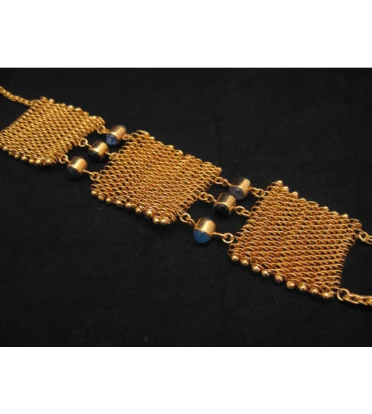 Filigree Bracelet / Agates